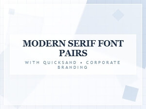 Professional Font Pairing for Corporate Branding